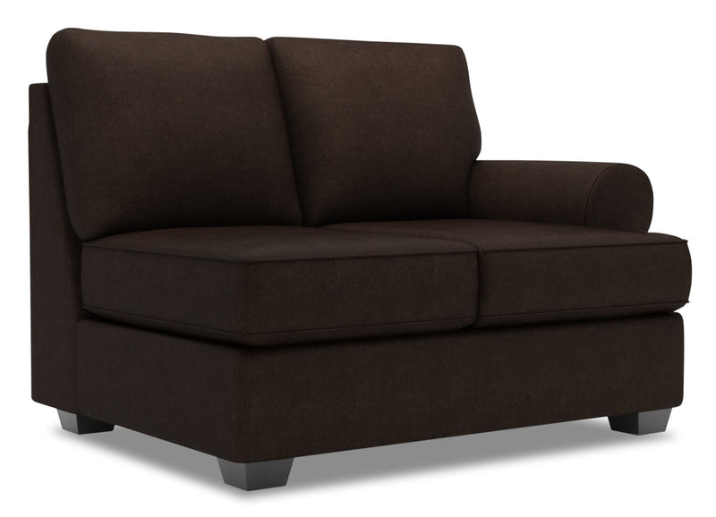 Sofa Lab Roll RAF Loveseat - Luxury Chocolate