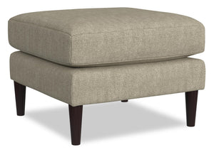 BLOK Modular Fabric Ottoman - Taupe