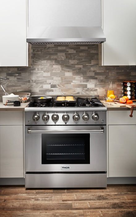 Thor Kitchen 36\" 1,000 CFM Wall-Mount Range Hood - TRH3606S-SS