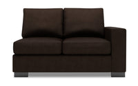 Sofa Lab Track RAF Loveseat - Luxury Chocolate