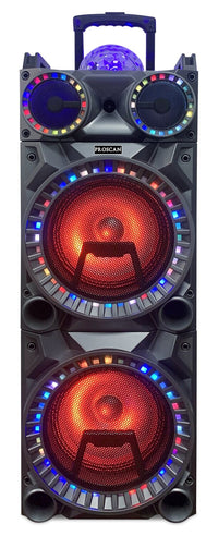 Proscan Light Up Bluetooth Speaker with Disco Ball and LED Lights - PSP1282 