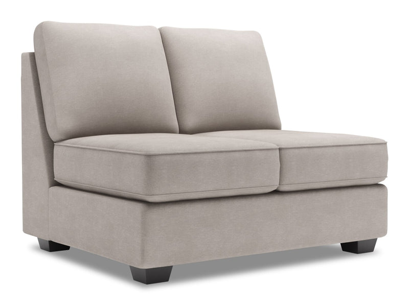 Sofa Lab Roll Armless Loveseat - Pax Slate