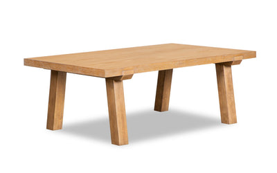 Rhett 48" Modern Coffee Table - Light Brown Oak|Table à café moderne Rhett de 48 po - chêne brun clair