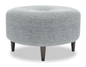 Sofa Lab The Curve Ottoman - Luna Pewter