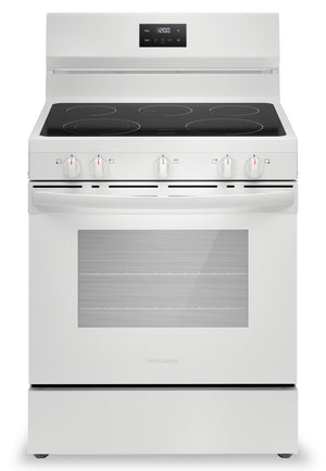 Frigidaire 5.3 Cu. Ft. Electric Range With Quick Boil Element and Five-Element Cooktop - White - FCRE305CBW