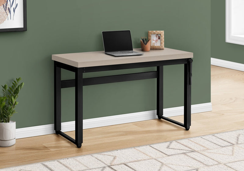 Kai 47.25\" Adjustable Height Office Desk - Taupe