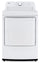 LG 7.3 Cu. Ft. Electric Dryer - White - DLE6100W