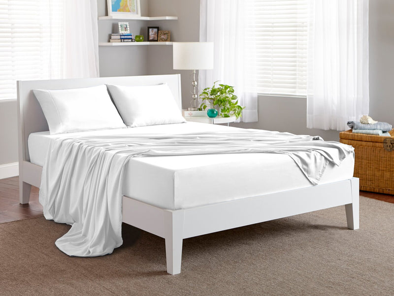 BEDGEAR Basic 3-Piece Twin Sheet Set - White