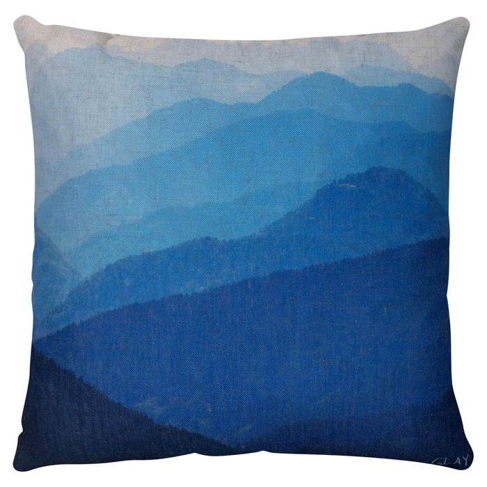 Rolling Hills Accent Pillow - Blue 