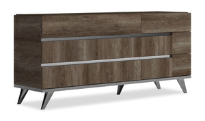 Gino Bedroom 6-Drawer Italian Dresser, 67