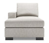 Sofa Lab Track LAF Chaise - Luxury Silver