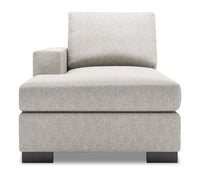 Sofa Lab Track LAF Chaise - Luxury Silver