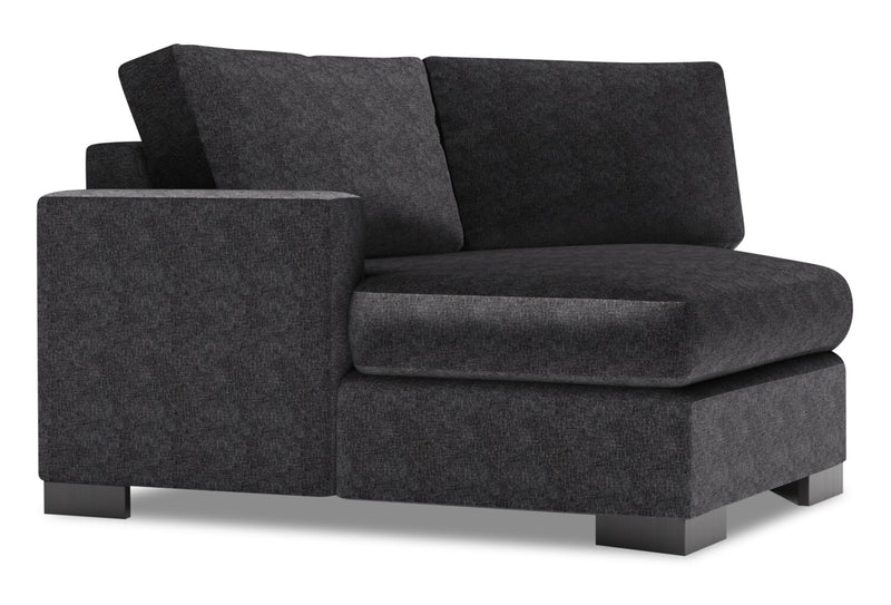 Sofa Lab Track LAF Cuddler - Luxury Charcoal