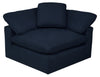 Eclipse Linen-Look Fabric Modular Corner Chair - Navy