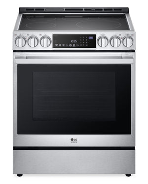 LG Studio 6.3 Cu. Ft. Smart Electric Range with Air Fry and ProBake Convection® - Smudge Proof Stainless Steel - LSES6338F