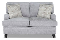 Bellmont Chenille Loveseat - Platinum 