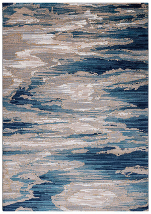 Simone Blue Area Rug - 6'7