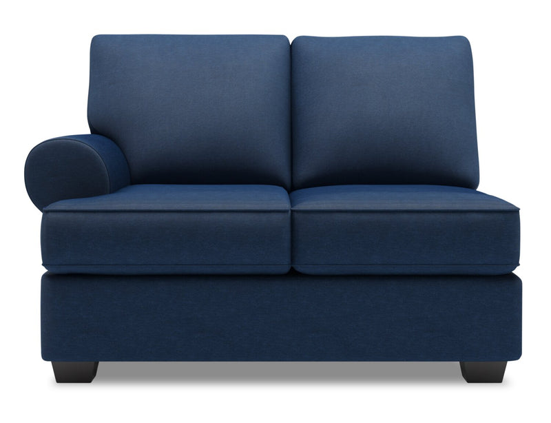 Sofa Lab Roll LAF Loveseat - Pax Navy