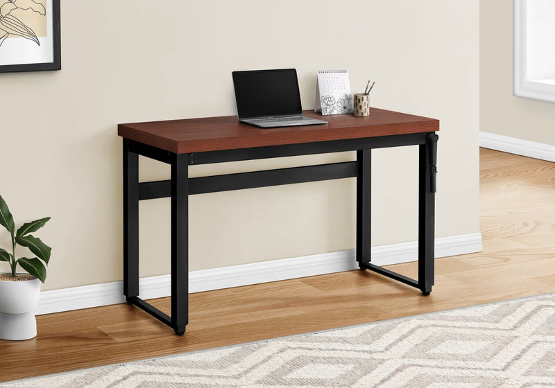 Kai 47.25\" Adjustable Height Office Desk - Cherry