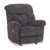 8527 Chenille Power Rocker Recliner - Fighter Charcoal