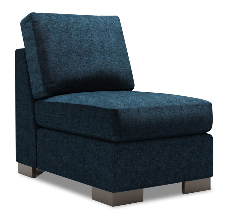 Sofa Lab Track Armless Chair - Luxury Indigo
