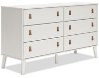 Mavi Bedroom 6-Drawer Dresser, 59