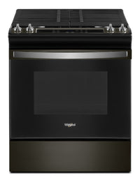 Whirlpool 5 Cu. Ft. Gas Range with Self-Clean - Black Stainless - WEG515S0LV 