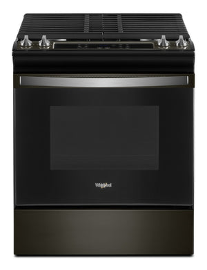 Whirlpool 5 Cu. Ft. Gas Range with Self-Clean - Black Stainless - WEG515S0LV