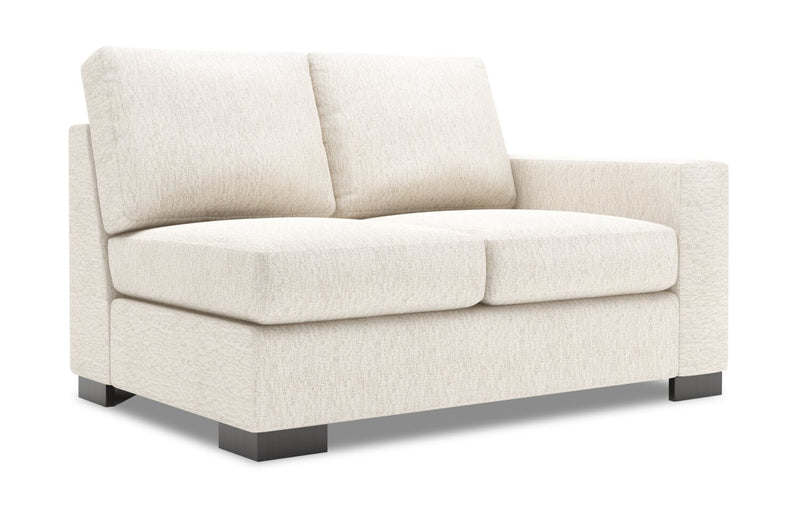 Sofa Lab Track RAF Loveseat - Luxury Sand