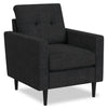 BLOK Modular Tuxedo Arm Chair - Charcoal