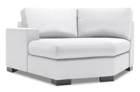 Sofa Lab Track LAF Cuddler - Pax Ice 