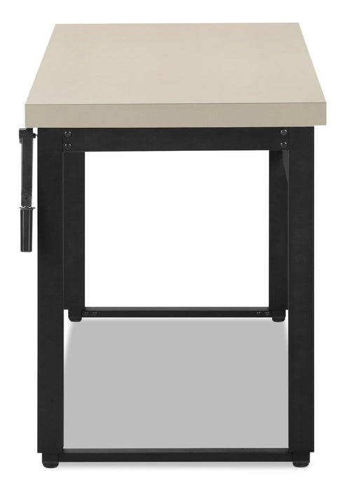 Kai 47.25\" Adjustable Height Office Desk - Taupe