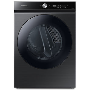 Samsung 7.6 Cu. Ft. Electric Dryer with Steam - Black Stainless Steel - Stackable - DVE53BB8700VAC