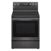 LG 6.3 Cu. Ft. Smart Electric Range with Air Fry and True Convection - Smudge Proof Black Stainless Steel - LREL6325D