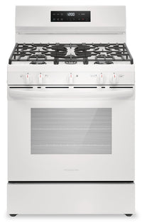 Frigidaire 5.1 Cu. Ft. Gas Range With Quick Preheat and Five Burner Cooktop - White - FCRG3062AW 