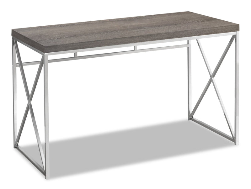 Paxton 47.25\" Office Desk - Dark Taupe 