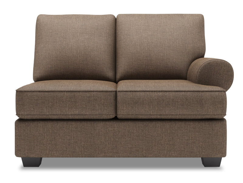 Sofa Lab Roll RAF Loveseat - Luna Praline