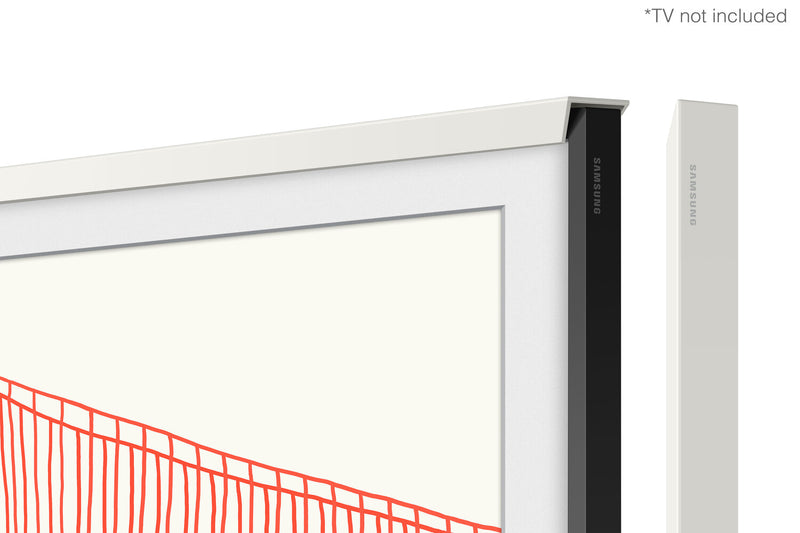 Samsung Customizable Bezel for 43\" The Frame TV - Modern White