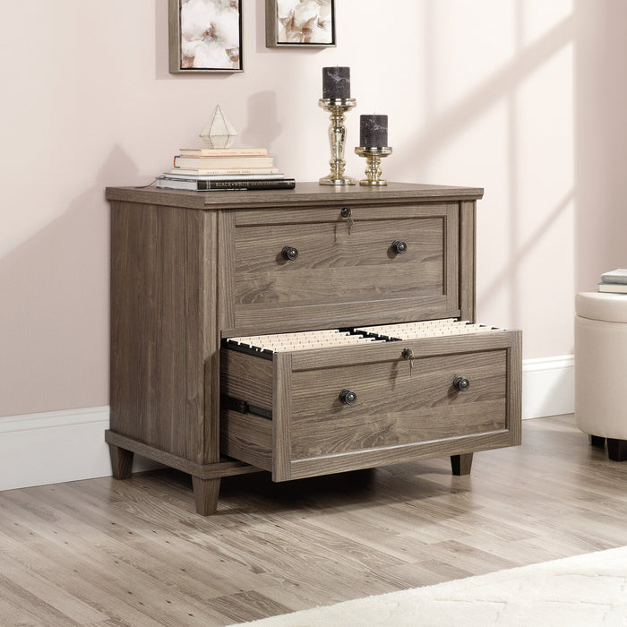 Orson 32.87\" 2-Drawer Lateral Filing Cabinet - Chalk Oak 