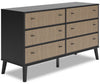 Kylo Bedroom 6-Drawer Dresser, 59