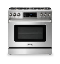 Thor Kitchen 6 Cu. Ft. Tilt Panel Professional Gas Range - TRG3601 