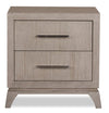 River Bedside 2-Drawer Nightstand, 23