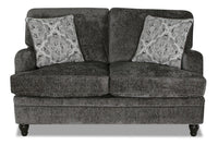 Bellmont Chenille Loveseat - Charcoal 