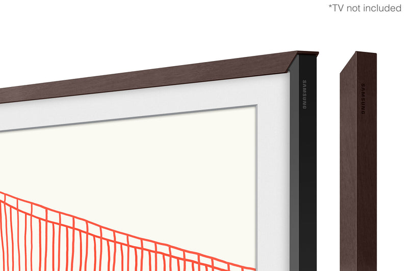 Samsung Customizable Bezel for 55\" The Frame TV - Modern Brown