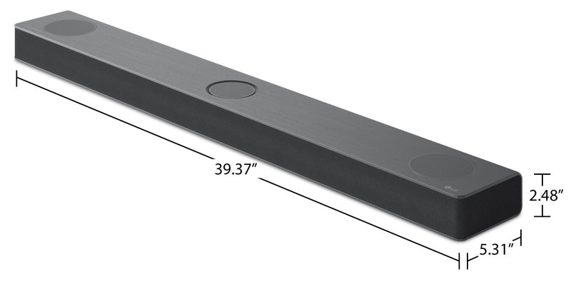 LG 3.1.3-Channel 480 W High Res Soundbar with Wireless Subwoofer - S80QY.DCANLLK