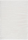 Harlow White Shag Area Rug - 5' x 7'