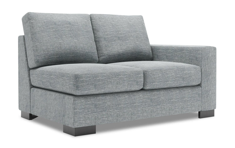 Sofa Lab Track RAF Loveseat - Luna Pewter