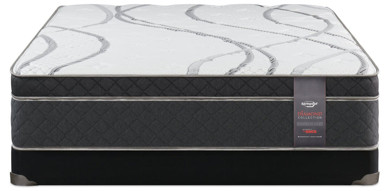 Springwall Radiant Eurotop Low-Profile Queen Mattress Set