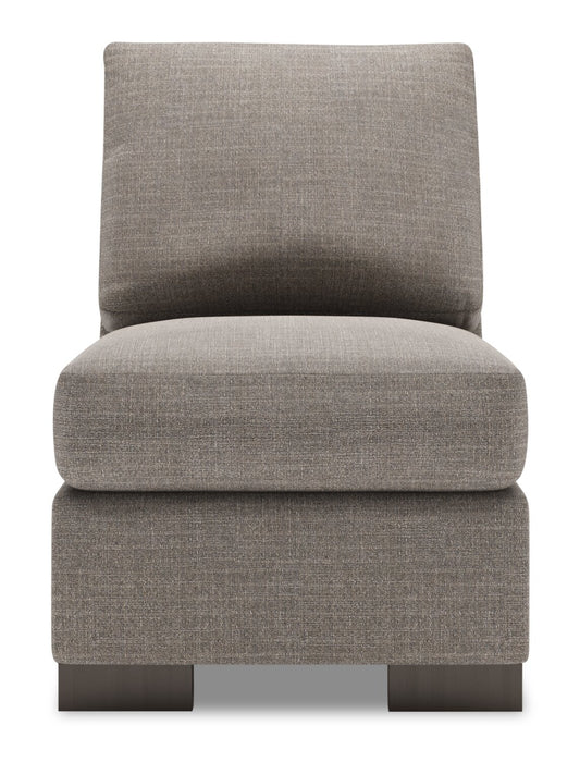 Sofa Lab Track Armless Chair - Luna Smoke