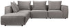 Brooklyn 5-Piece Modular Sectional - Grey